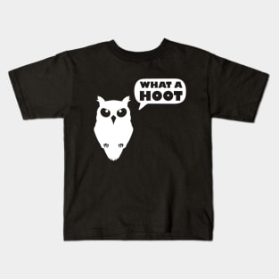 What a Hoot Sarcastic Owl Kids T-Shirt